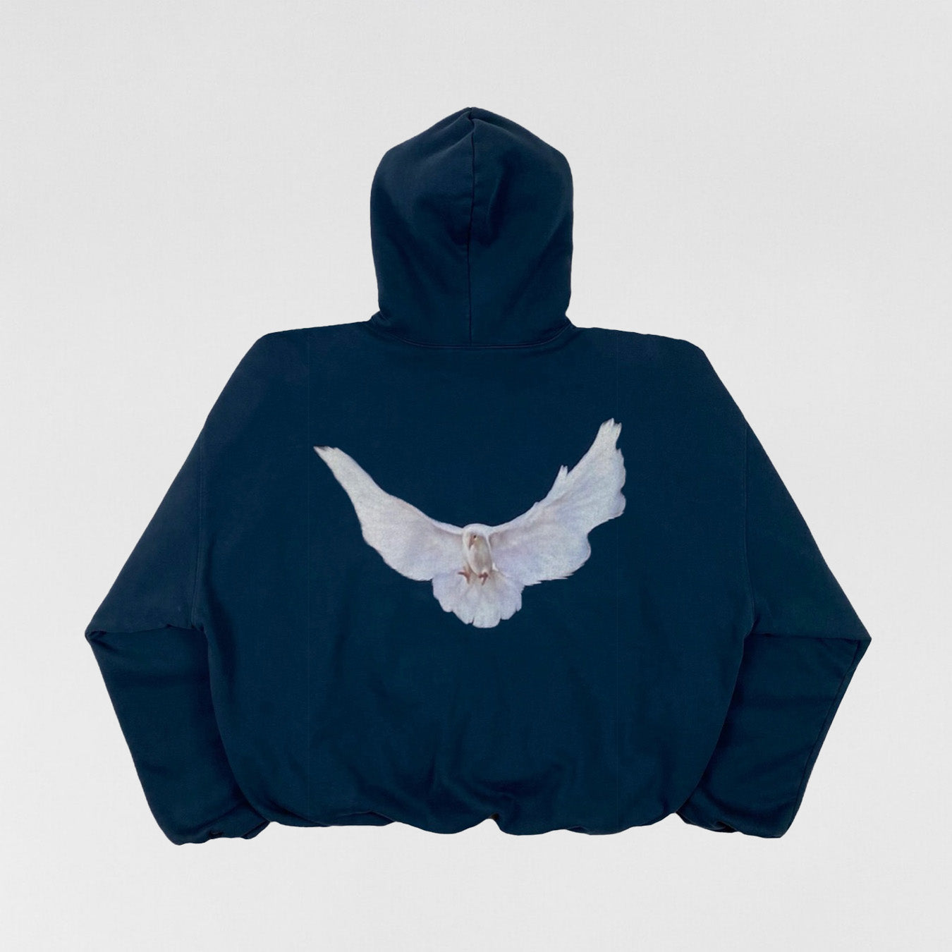 YGEBB 2022 Double Layered Dove Hoodie In Dark Blue