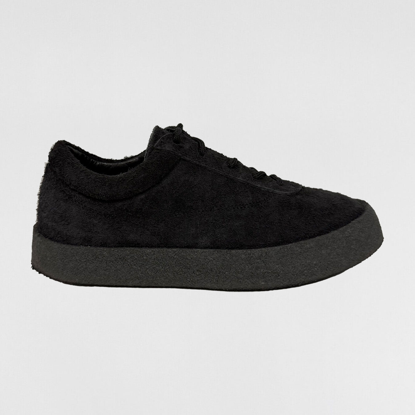 YZY SZN 6 Crepe Sneaker In Suede Black