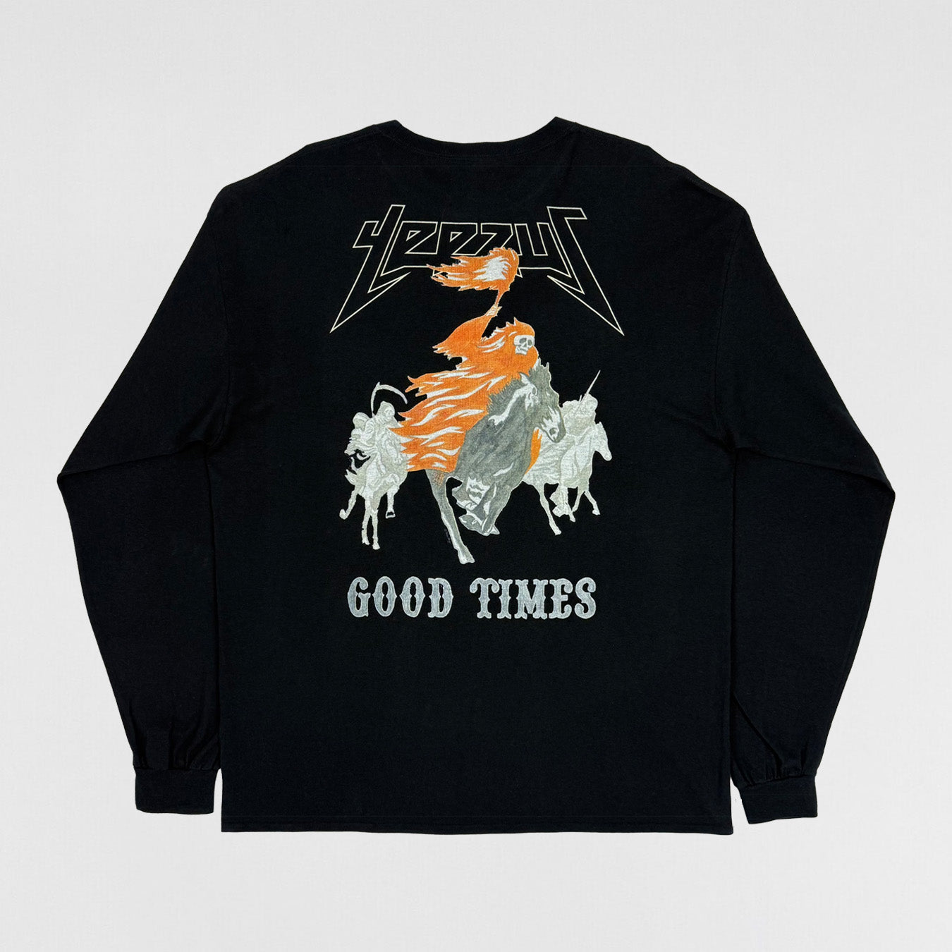 Yeezus 2015 Unreleased 'Good Times' Long Sleeve By Wes Lang