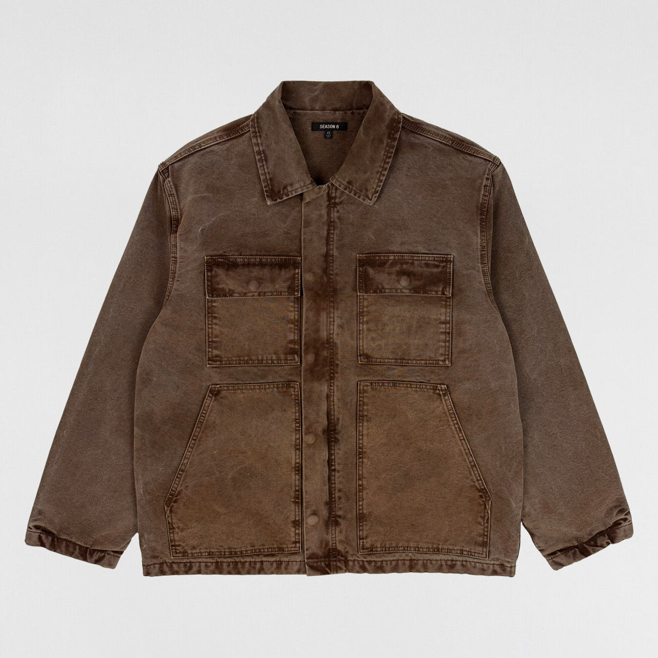YZY SZN 6 Carpenter Jacket In Oat