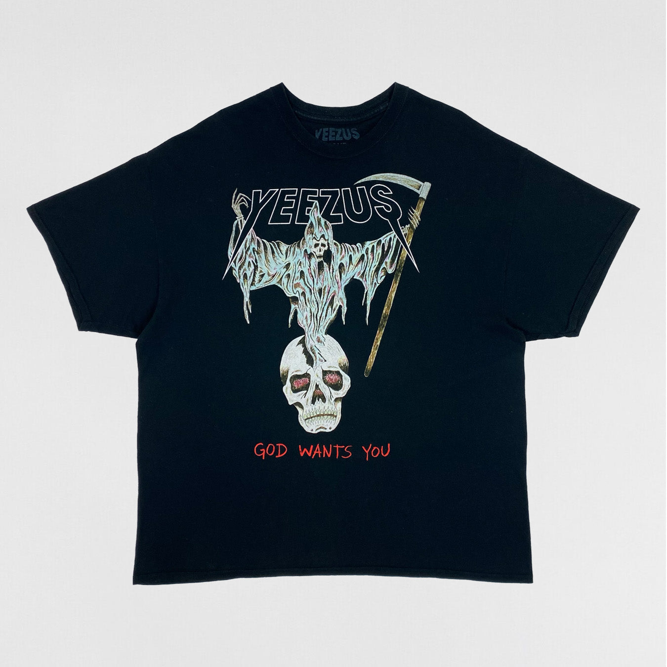 Yeezus Tour 2013 OG Flying Reaper Tee By Wes Lang