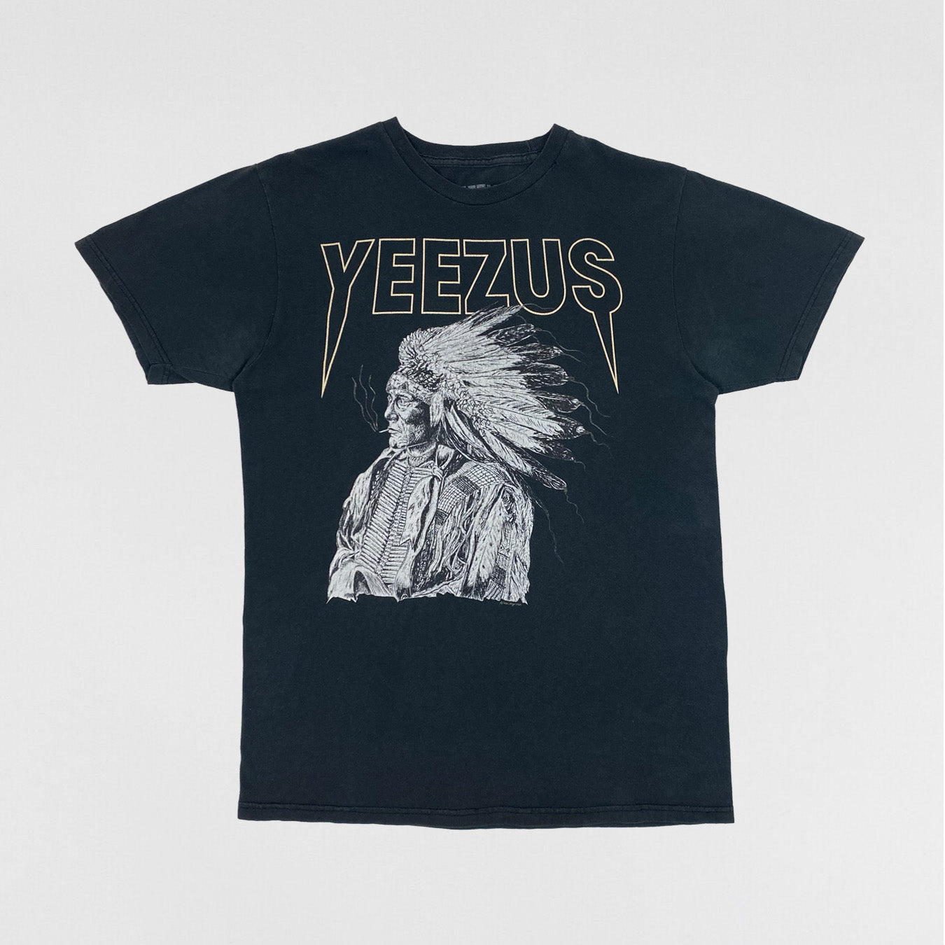 Yeezus Tour 2014 Native American Tee By Wes Lang