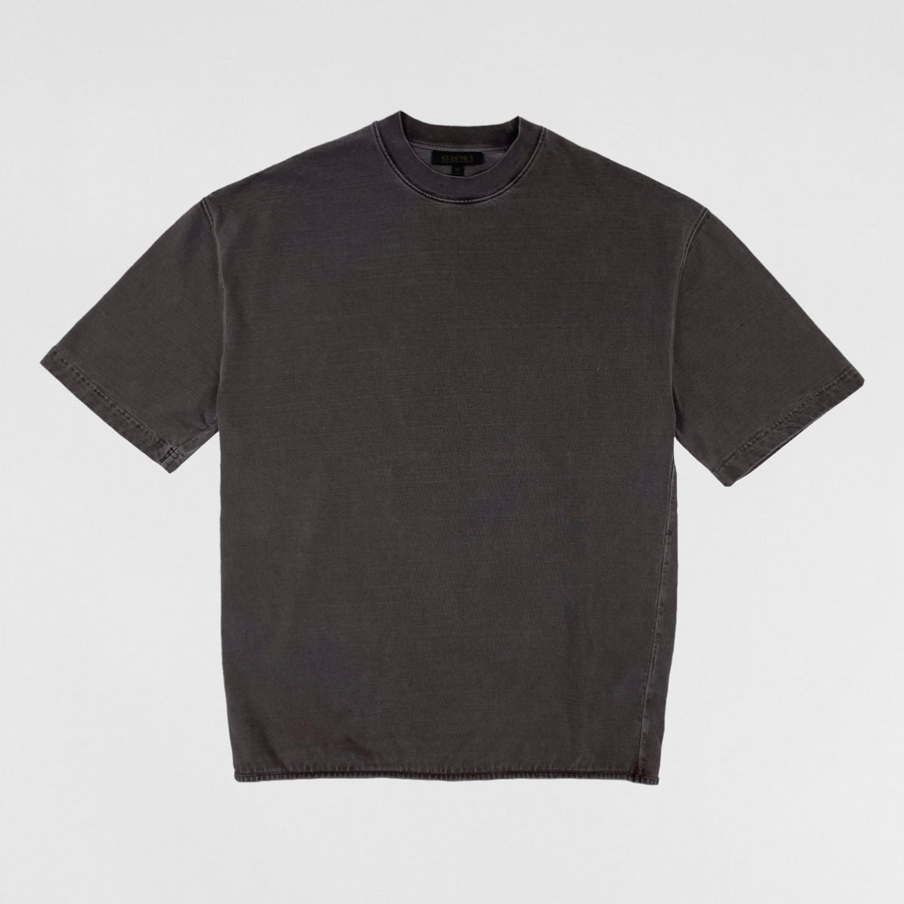YZY SZN 3 Heavy Knit Tee In Onyx