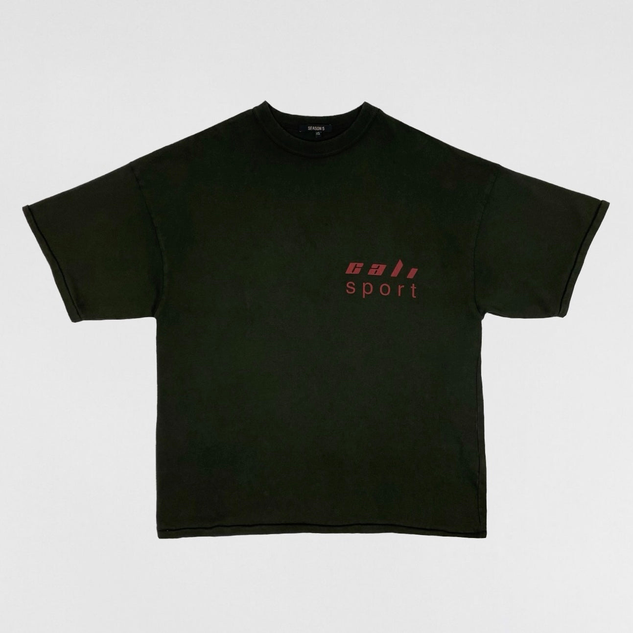 YZY SZN 5 Cali Sport Tee In Onyx Dust