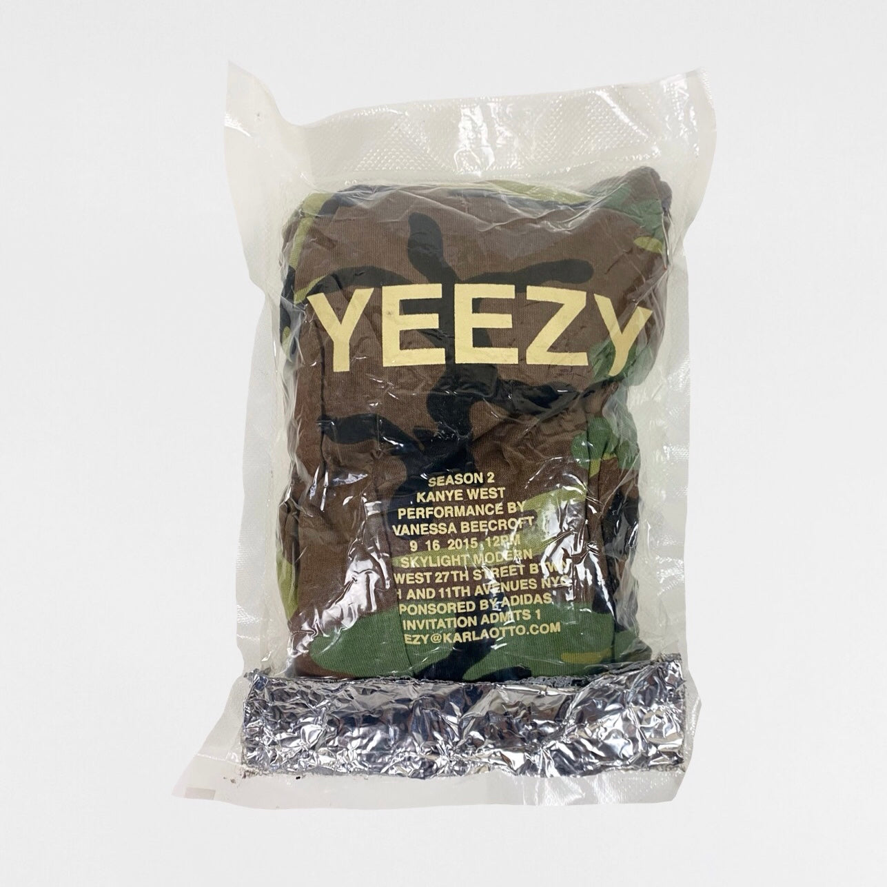 YZY SZN 2 NYFW FW15 Runway Invitation