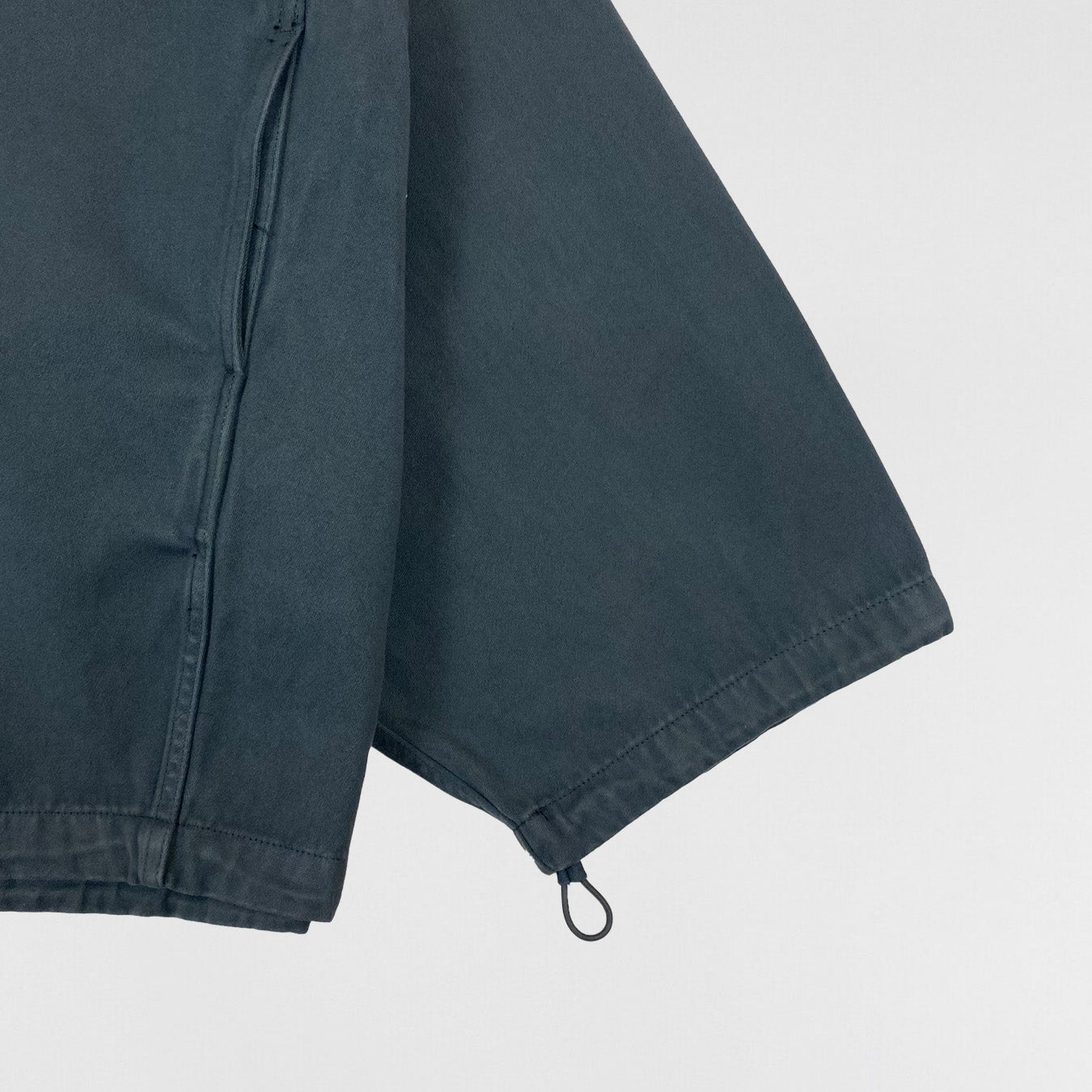 YGEBB 2022 Sateen Hooded Anorak In Dark Green